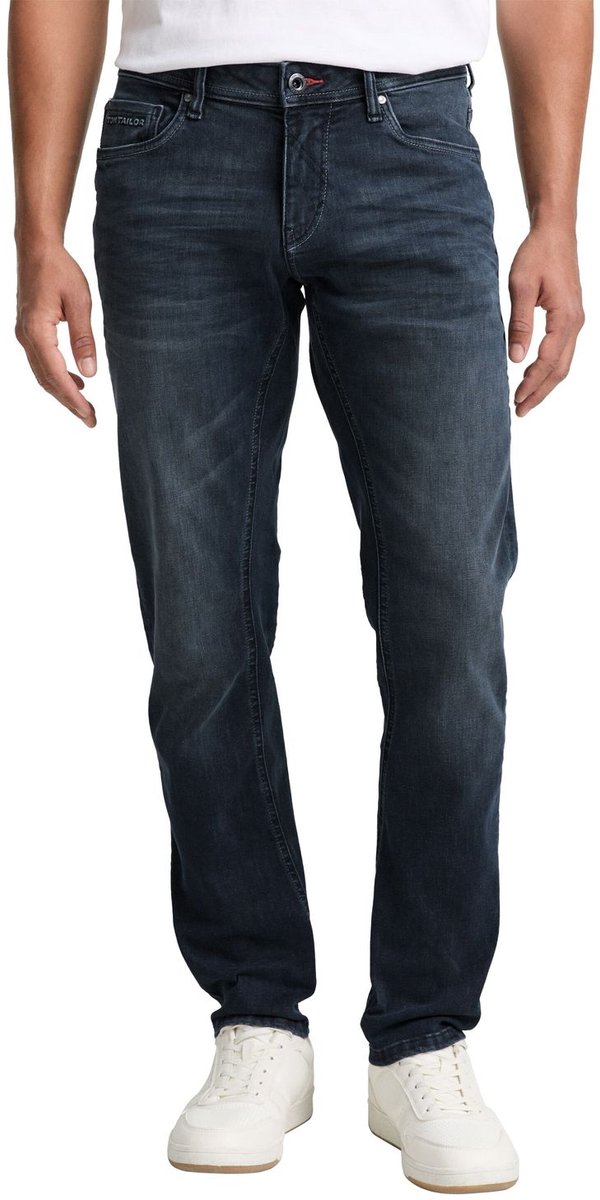 Tom Tailor Heren Jeans Broeken tapered Fit Blauw 28W / 34L Volwassenen