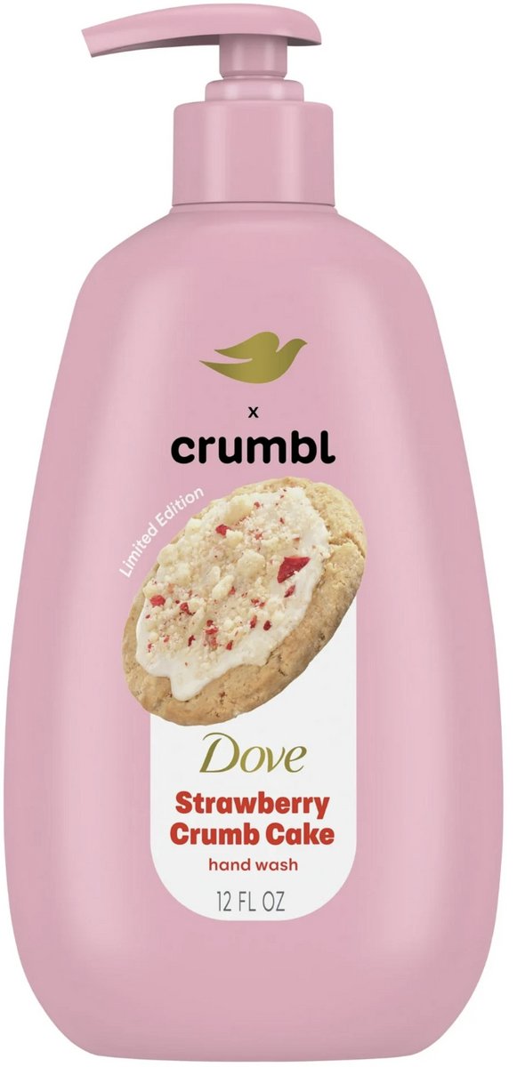 Dove Crumbl Moisturizing Liquid Hand Soap Strawberry Cookie