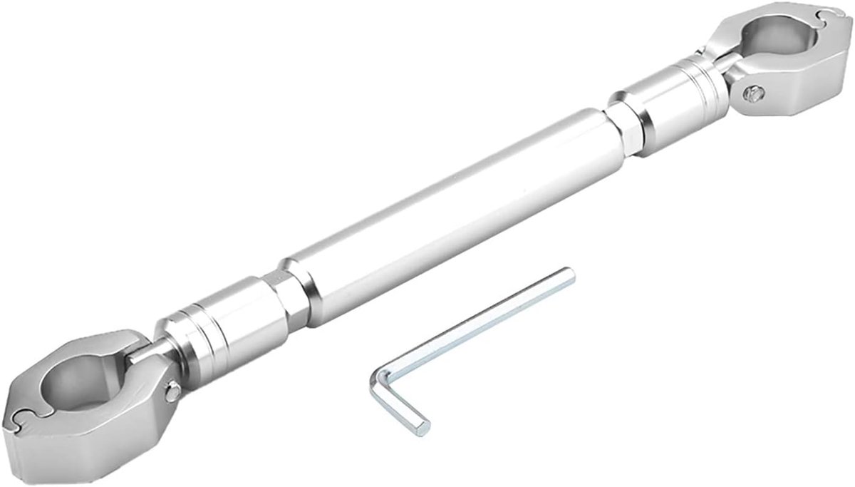 Motorstuur Cross Bar Universeel voor 22mm Motorstuur - Zilver - Balans bar .