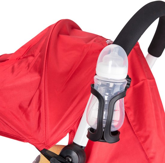 Flessenhouder voor Fiets - 360° Draaibaar Zonder Schroeven, Geschikt voor Drinkflessen en Babyflesjes op Stuur of Mountainbike van Merkloos — afbeelding 2