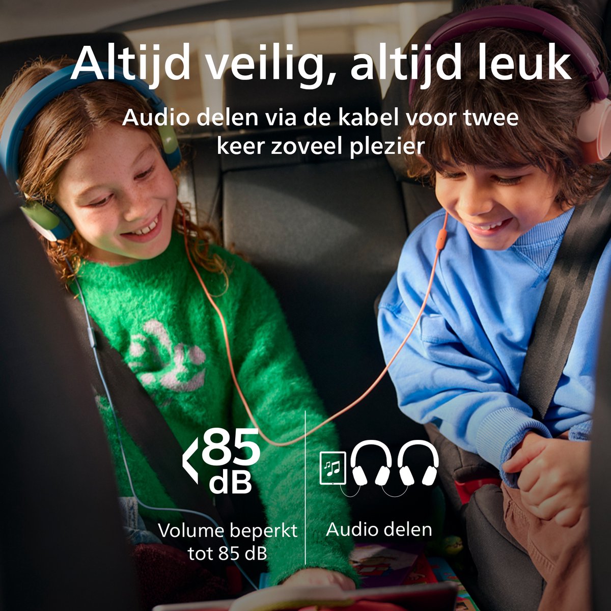 Philips TAK2000MP On Ear Hoofdtelefoon voor Kinderen - afbeelding 2