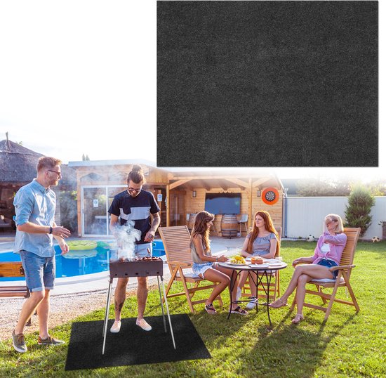 Multy Home barbecue vloermat Smooth zwart 120 x 80 cm kopen