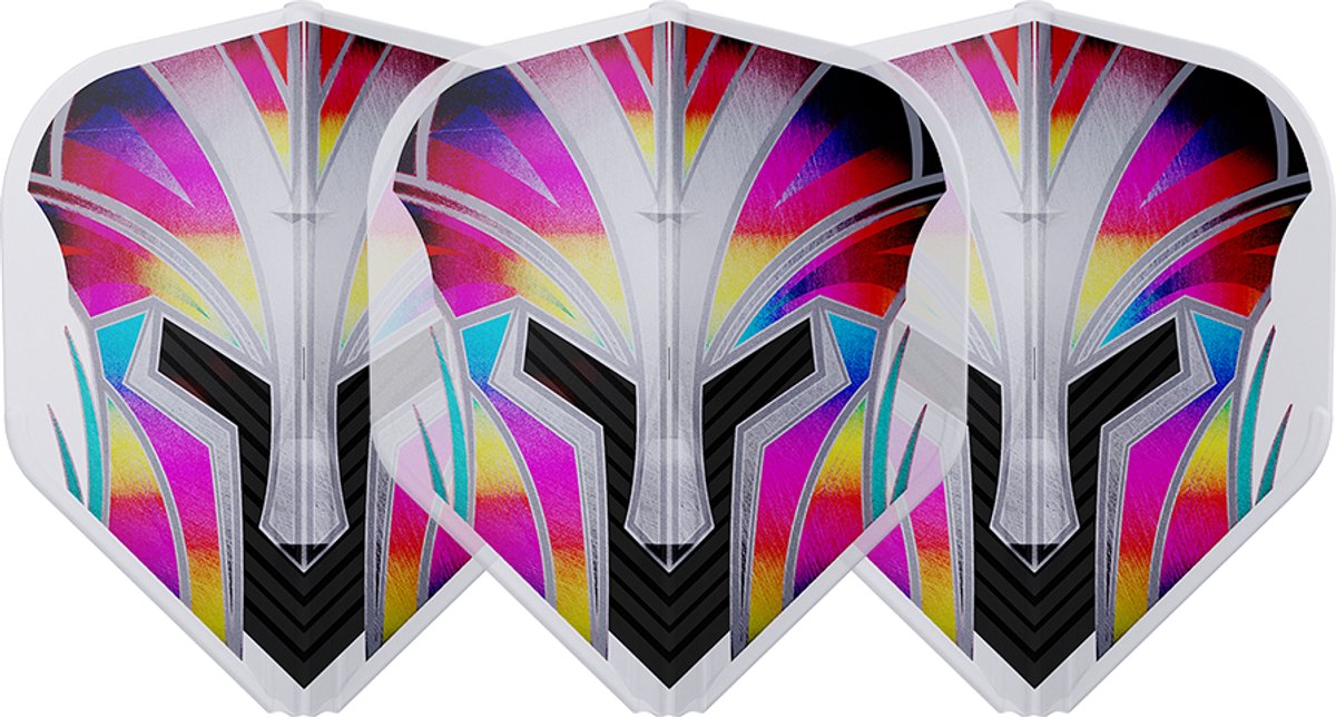 L-STYLE EZ L1 PRIME SERIES BLUE CLEAR WHITE - DART FLIGHTS