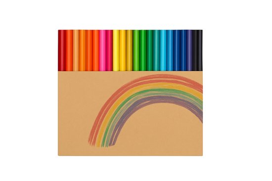 Akozon Kleurpotloodset Hout Zachte Zeshoekige Oliepastels