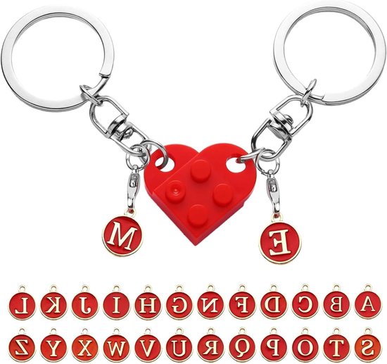 DIY Creatieve Je bent Mijn Persoon Alfabet Puzzel Sleutelhanger Voor Koppels Legering Sleutelhanger Sieraden Gift Dropshipping Llaveros 2019  36