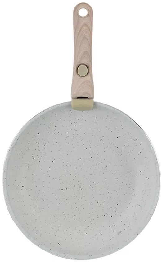 Batterie de cuisine 8 pièces – Wit Elegant – Ultra antiadhésive avec manche en bois interchangeable – Compatible toutes sources de chaleur