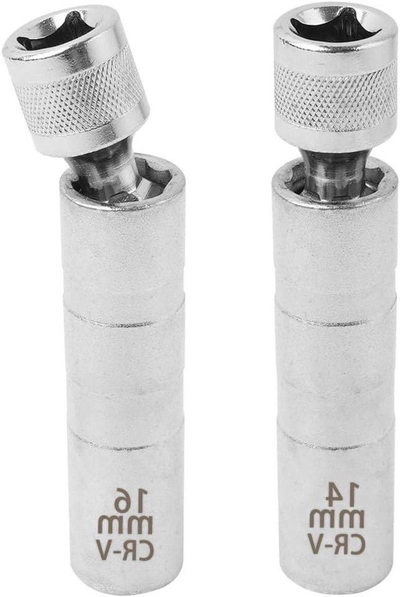 Inovra Plus - Bougiesleutel met magneet 14 mm/16 mm voor onderhoud en reparatie van auto's