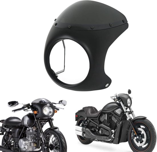 Farol Projetor LED Redondo de 7 Polegadas 75W à Prova d'Água para Motocicleta