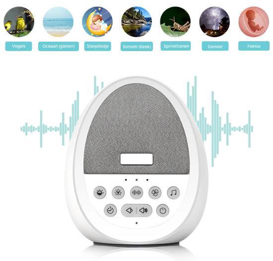 Machine de sommeil intelligente pour adulte et bébé, dispositif Portable de  thérapie du sommeil, 30 sons