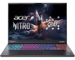 Acer Nitro 16S AI AN16S-61-R37L – Copilot+ PC - Gaming Laptop – 16 inch 3K 180Hz - AMD Ryzen AI 7 – RTX5070Ti – 32GB/2TB - Azerty