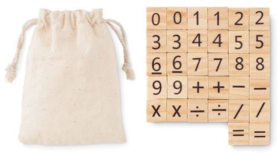 Houten Rekenspel - Keersommen Oefenen - Leren Rekenen - Montessori - Groep 4 - Educatief Speelgoed - Telspel Reken Speelgoed - Oefenen met Vermenigvuldigen - Oefensommen - Houten Speelgoed - Cognitieve Ontwikkeling - Telstel Hout