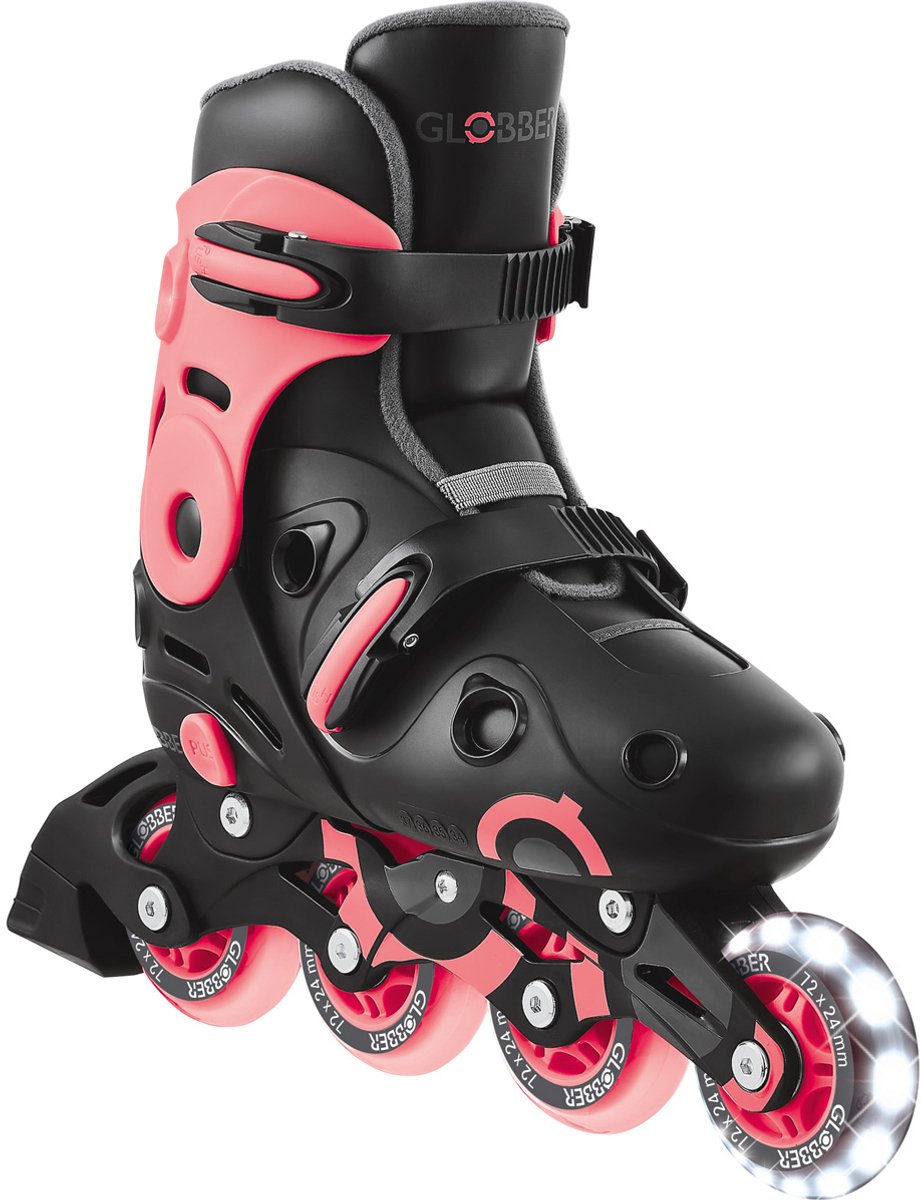 Inline Skates Globber Go Skate – verstelbaar 34-37 lichtgevende wielen vanaf 5jaar Roze