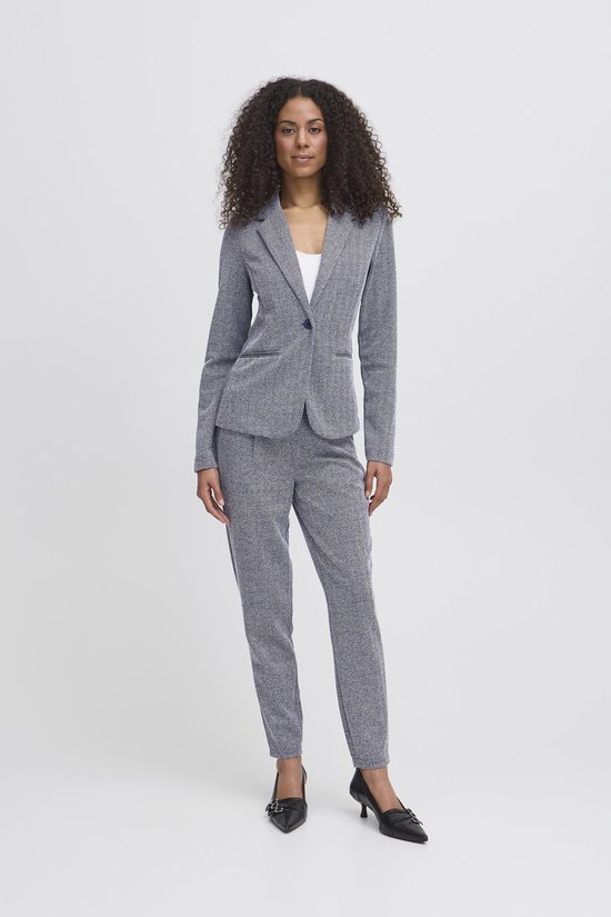 Ichi Blazer Ihkate Jacquard Bl4 20121600 900000478 Dames Maat - XL