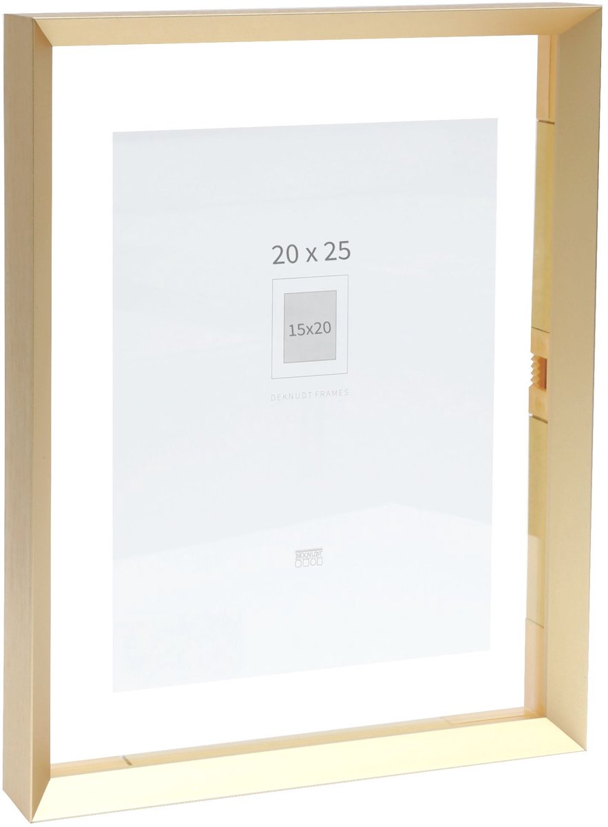 Deknudt Frames fotolijst S028A1 - goudkleurig - foto 20x25 / 15x20 cm
