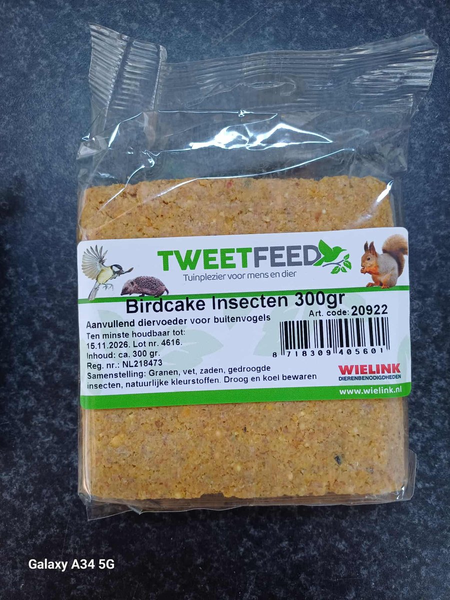 Tweetfeed Birdcake Insecten Per Stuk