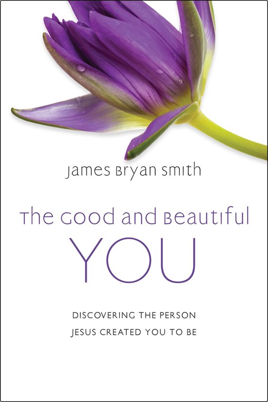 Boekomslag met een paarse lotusbloem en de titel "The Good and Beautiful You".