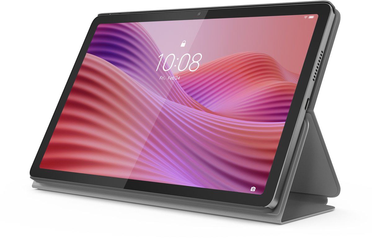 Bol.com Lenovo Tab 10.1 inch – 4GB RAM – 64GB opslag – WiFi – Android 14 – Inclusief Folio Sleeve aanbieding