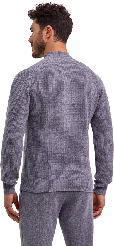 Ci-Borg ronde hals heren sweatshirt met steentjes Zwart