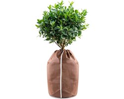 Hydrogarden 50 x 80 cm plantenbak vorstbeschermingshoes XL, thermische potbescherming, winterbescherming voor potplanten, winterpotbescherming met trekkoord