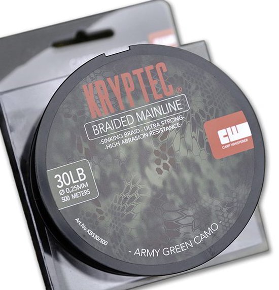 Carp Whisperer - Gevlochten karperlijn zinkend - Diameter: 0,25mm - 500m lijn van Carp Whisperer — afbeelding 2