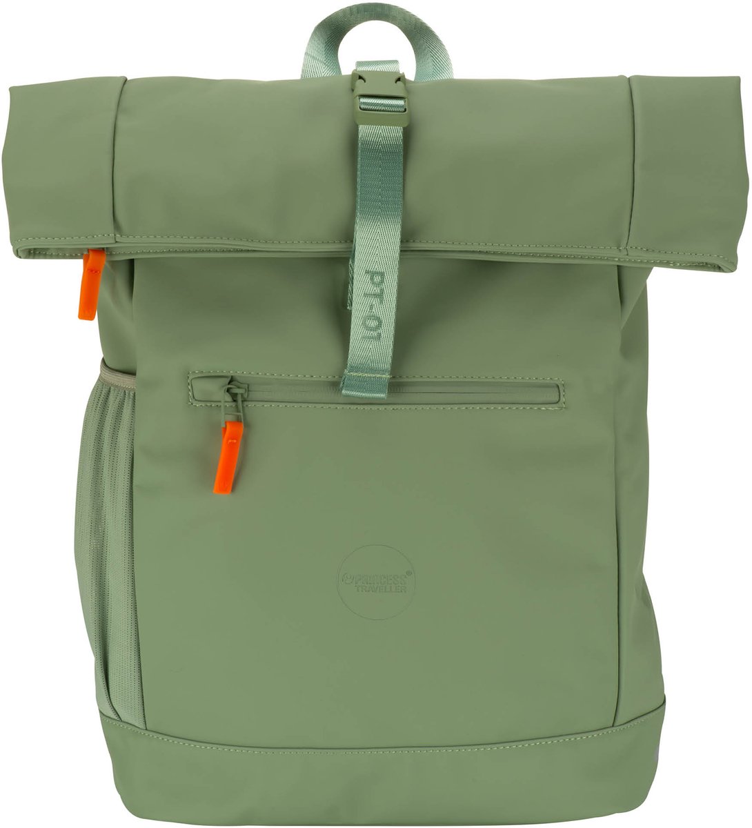 Princess Traveller PT-01 Rugzak - Pure Sage - 16 inch laptopvak - Duurzaam materiaal GRS gecertificeerd- Laptoprugzak