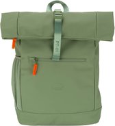 Princess Traveller - PT01 - Sac à dos - Pure Sage - Compartiment pour ordinateur portable 16 pouces - Matériau durable certifié GRS - Sac à dos pour ordinateur portable