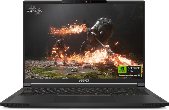 MSI STEALTH A16 AI+ A3XWHG-013NL - Gaming Laptop - Ryzen AI 7 - RTX 5070 Ti - 32GB/1000GB - 240 Hz - OLED - 16 inch - MSI - Hoofdafbeelding