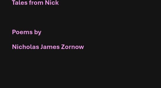 Tales from Nick - cover