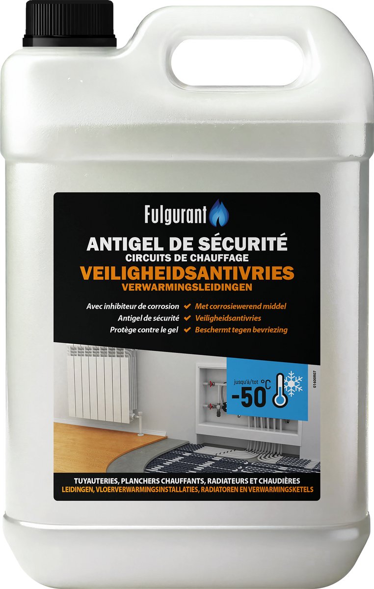Fulgurant - Veiligheidsantivries - antigel voor verwarming - 5L