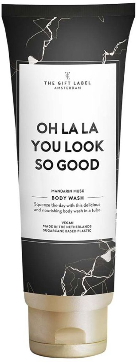 The Gift Label Body Wash Tube 200ml – Mandarin Musk – Oh la la you look so good