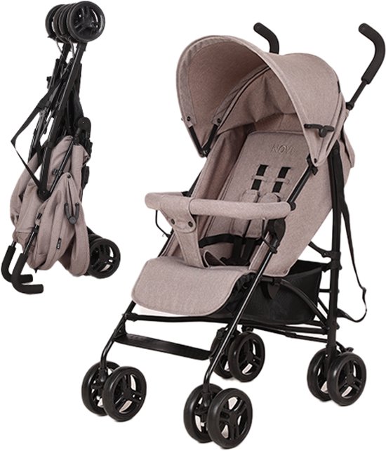 Novi Baby Nick Buggy - Geschikt vanaf 6 maanden - lichtgewicht buggy - Hazel Melange