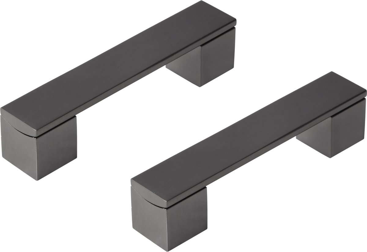 Differnz Tilburg meubelgreep - 96 mm - gun metal