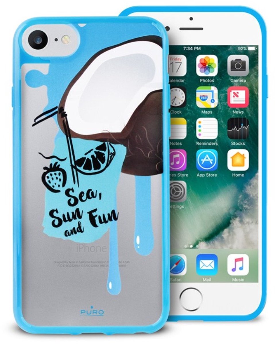 PURO IPC747SJCNUTLBLUE mobiele telefoon behuizingen 11,9 cm (4.7'') Hoes Multi kleuren