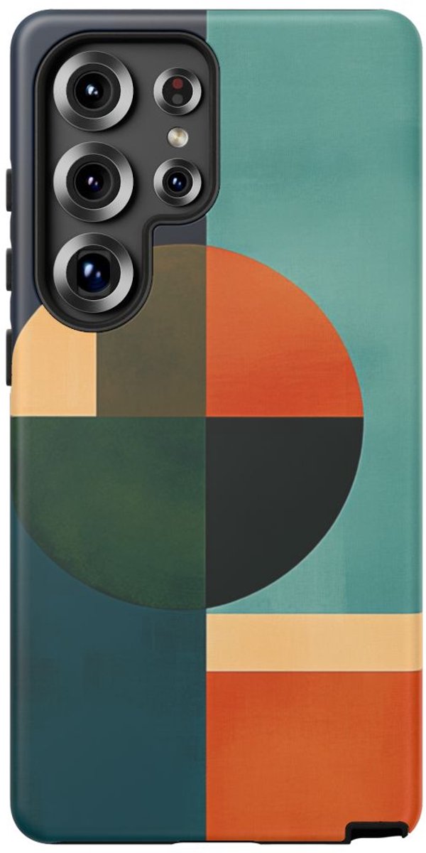 Geometrisch Abstract Ontwerp – Telefoonhoesje Geschikt voor Galaxy S25 Ultra