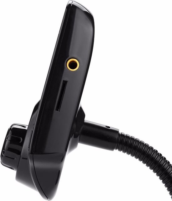 FM Transmitter Bluetooth Draadloze Carkit 2020 / MP3 Speler Mobiel / Handsfree Bellen in de Auto / AUX input / Lader / USB Flash drive / Muziek / Audio / Radio / SD/TF kaart / Carkit Adapter T10D - Athletix®
