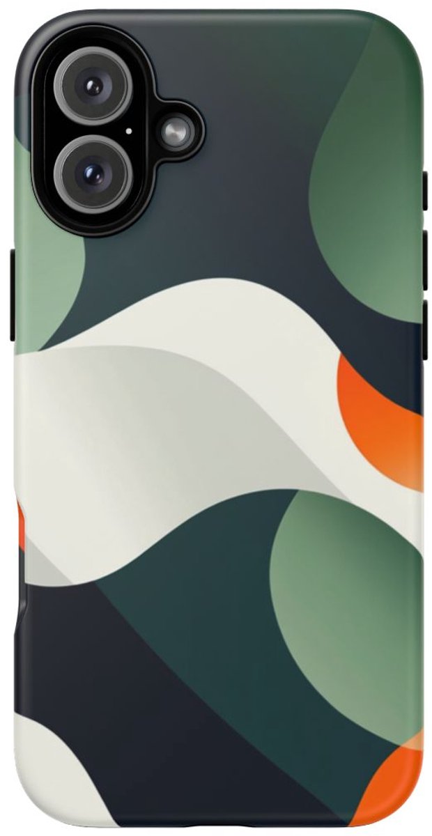 Abstracte Organische Vormen – Telefoonhoesje Geschikt voor iPhone 16 Plus