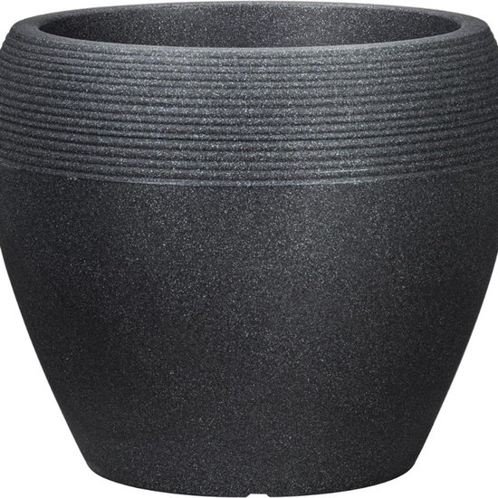 Pot de fleur Scheurich - 59576 - Wave Globe High 54 Pot de Fleurs Rond