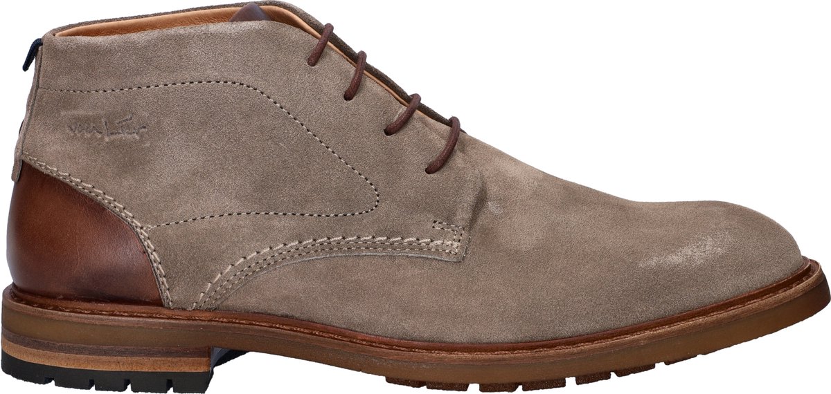 Van Lier Dino heren hoge nette schoen - Taupe - Maat 41