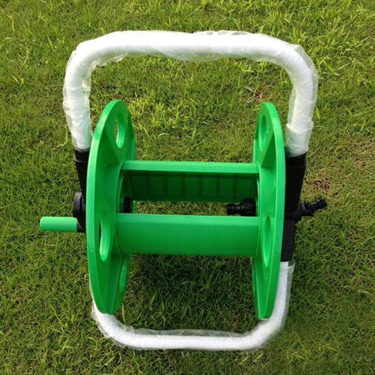 Tuinslanghaspel - Slanghouder - Slangenwagen - Slanghaspel - Wandslanghouder - Slangenbox - Slanggeleider - Tuinslangwagen - Houder Voor Tuinslangen - Tuinslang Opbergen - Watering Pipe Tube Storage Hanger - Zonder slang - Staand - Voor slang - Groen – foto 7