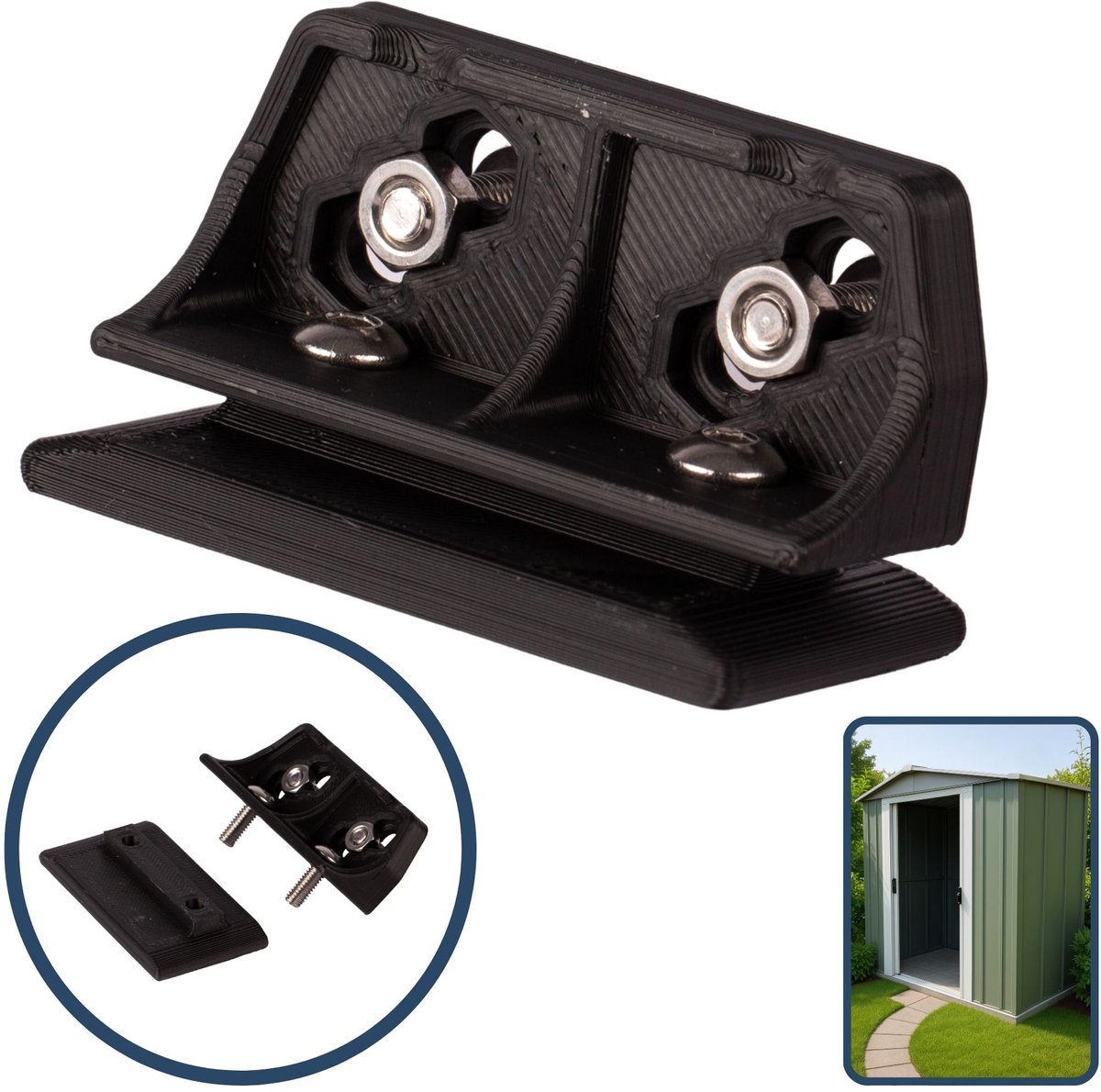 Lot De 2 Rails De Remplacement Pour Porte De Grange Spacemaker & Treco A67 (60-0050) - Installation Facile, Vis Incluses - 10