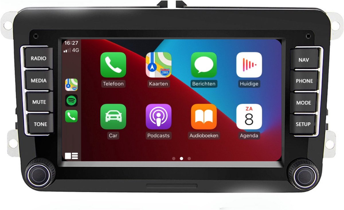 7 INCH Volkswagen Draadloos CarPlay | Android 10