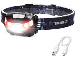 Transnect - Hoofdlamp LED Oplaadbaar - 30h - Inclusief Batterij - Waterdicht - voor Camping, Wandelen met Hond, Noodgeval Transnect - Hoofdlamp LED Oplaadbaar - 30h - Inclusief Batterij - Waterdicht - voor Camping, Wandelen met Hond, Noodgeval