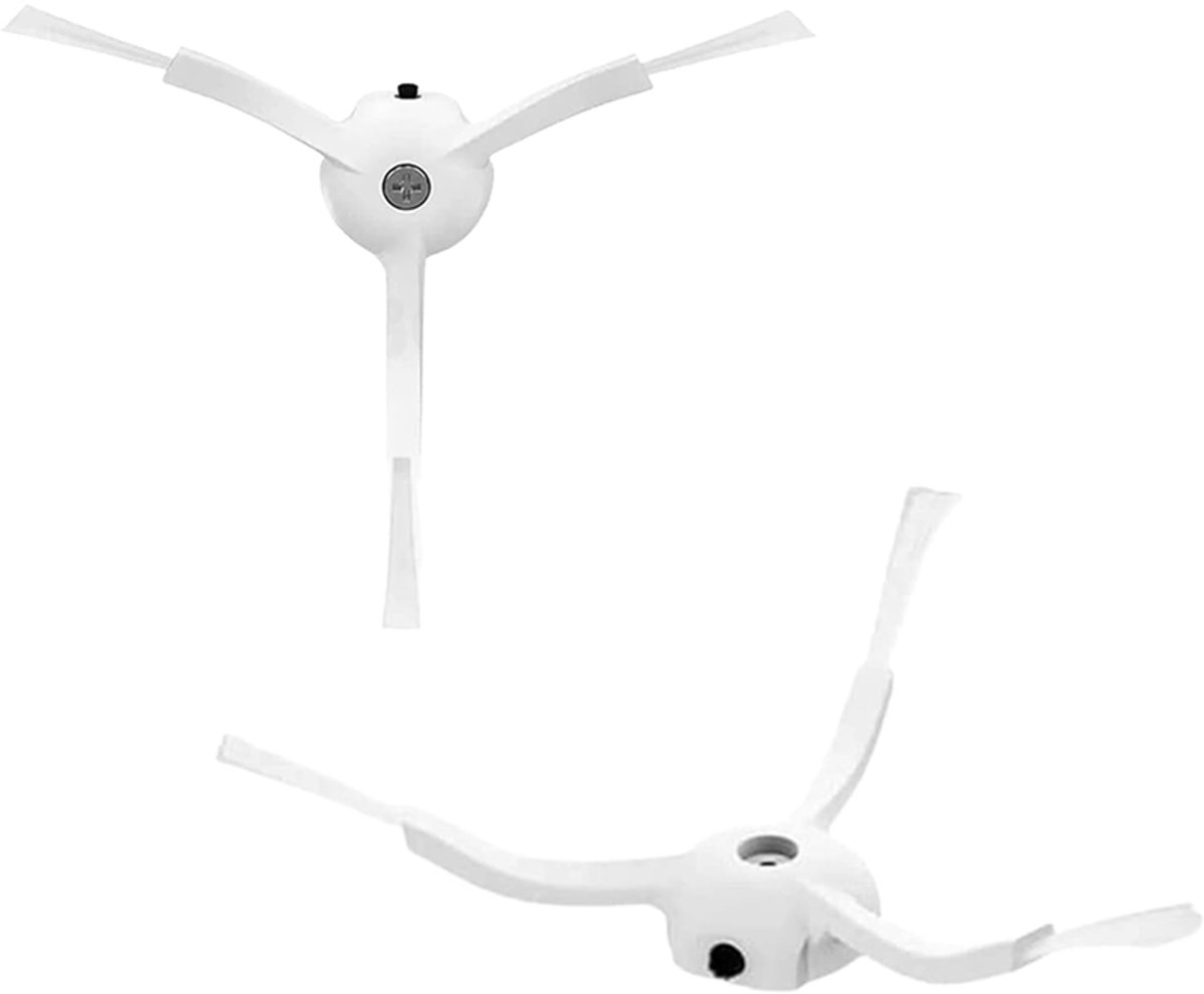 Driehoekborstel - Accessoires geschikt voor Roborock S50-serie / T4 / T6 / T7 /T7 PRO / S4 / S5 / S6 / S7 / S8 / P10 / G10 / G20 / T8 / Q7 - 6 stuks -wit