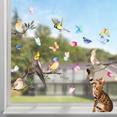 DECOWALL CDS4-9003 Autocollants Statiques Vitres Oiseaux Magnifiques Réutilisables Empêcher Collisions Autocollants de Fenêtre Anti-Collision Impression Double Face Ensemble de 17 Oiseaux DECOWALL CDS4-9003 Autocollants Statiques Vitres Oiseaux Magnifiques Réutilisables Empêcher Collisions Autocollants de Fenêtre Anti-Collision Impression Double Face Ensemble de 17 Oiseaux