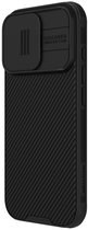 Nillkin CamShield Coque magnétique adaptée pour Apple iPhone 16 Pro – Compatible avec MagSafe – Coque arrière coulissante pour appareil photo – Protection Extra de l'appareil photo – Zwart