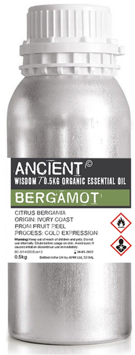 Bergamot Organic Essential Oil 0.5kg