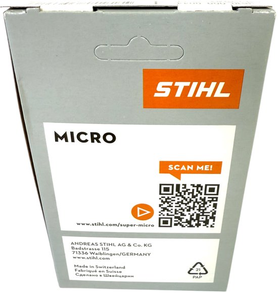 STIHL Picco Micro Mini 3 zaagketting 30 cm 3/8" P 1,1 mm 44 TG 2 stuks ( 2x 36100000044 ) van Stihl — afbeelding 2