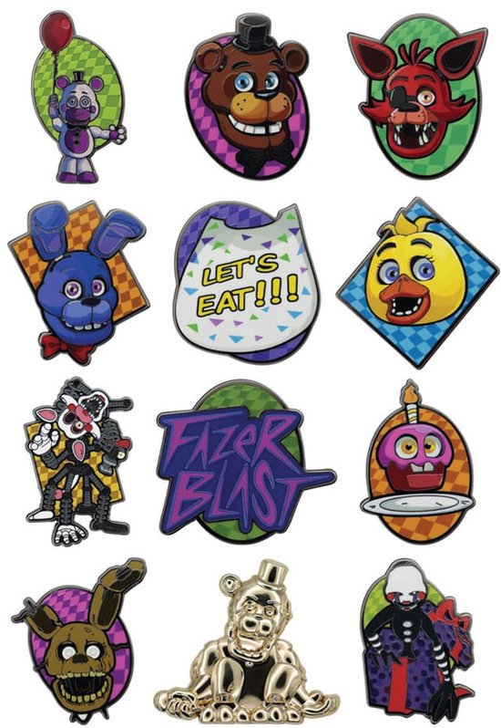 1 x FaNaTtik FaNaTtik Five Nights at Freddy´s Pin Badge Mystery Pin Badge Pins & Brooches - 1 Stuk