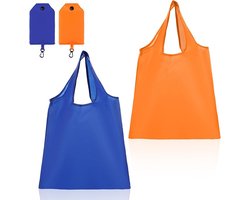 Tote bags, boodschappentassen Twee-pack opvouwbare boodschappentassen, bedrukte boodschappentassen, opvouwbare tassen met bloemen, herbruikbare boodschappentassen, stoffen tassen met handvatten, grote boodschappentassen voor op reis, etc.