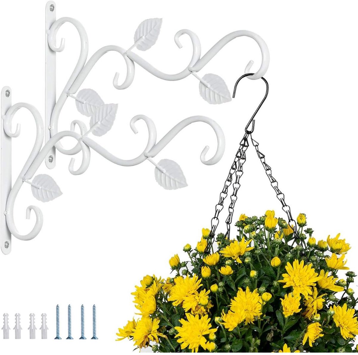 DailySupplies® Plantenhaak Hanging Basket - Muurhaak voor Planten - Wandhaak